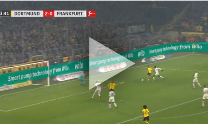 Haaland STRZELA GOLA na 3-0 z Eintrachtem! [VIDEO]
